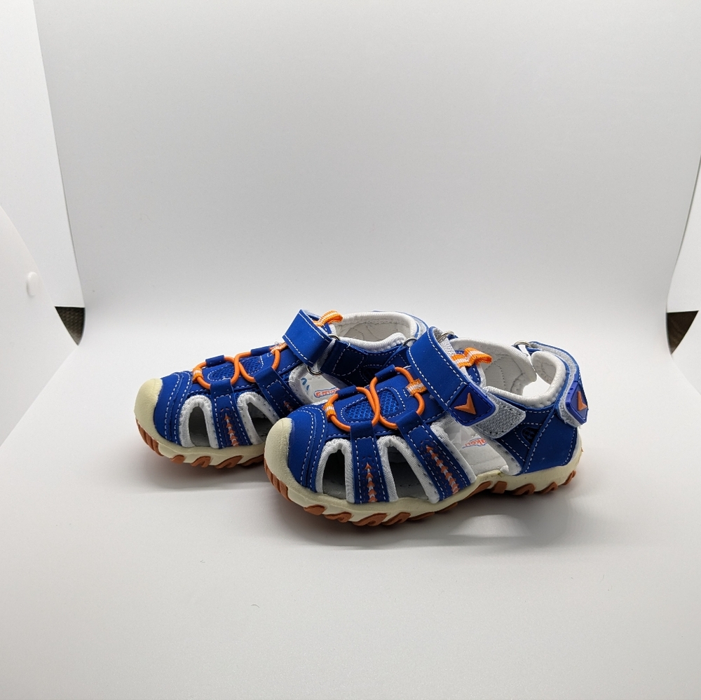 NIB Kids Toddler Blue and Orange Sandals